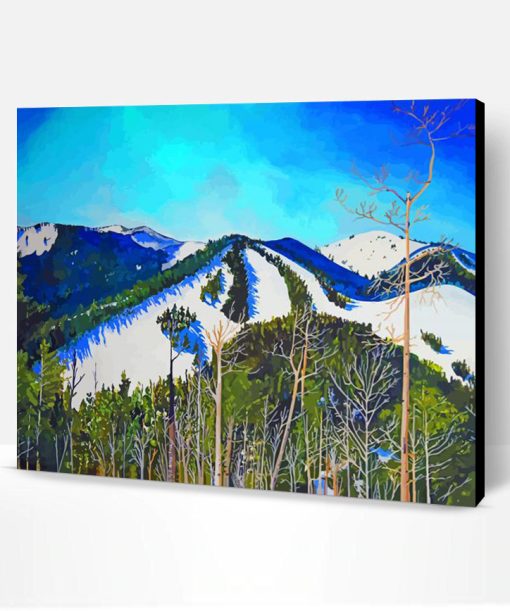 Ski Apache Ruidoso Art Paint By Number