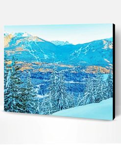 Snowy Mountains Whistler Paint By Numbers