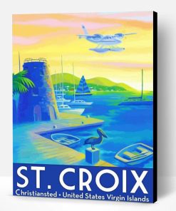 St Croix Poster Paint By Numbers