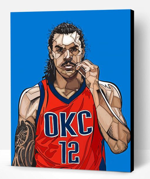 Steven Adams NBA Art Paint By Numbers