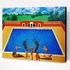 Swimming in Brockwell Lido Paint By Numbers