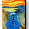 The Scream Cookie Monster Paint By Number