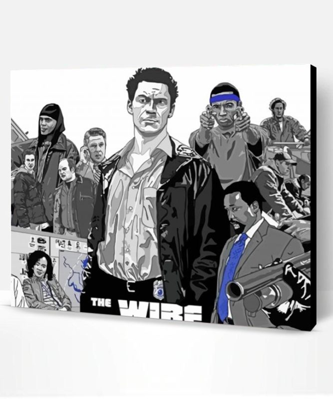 The Wire Poster Art Paint By Numbers