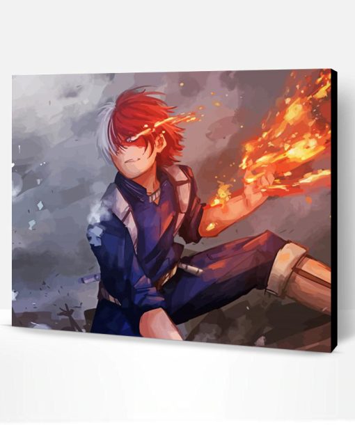 Todoroki Shoto Anime Paint By Number