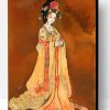 Traditional Girl in China Dress Art Paint By Numbers