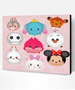 Tsum Tsum Characters Paint By Number