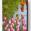 Tulips By White Picket Fence Paint By Numbers