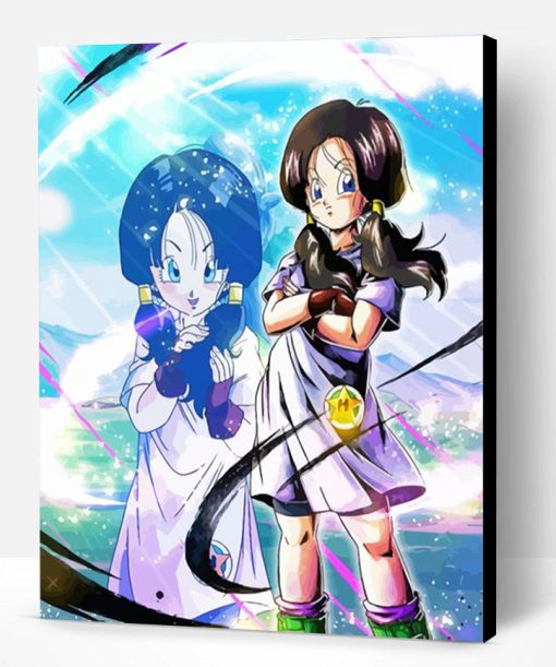 Videl Dragon Ball Anime Paint By Number