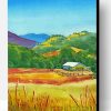 White Barns On The Farm Art Paint By Number