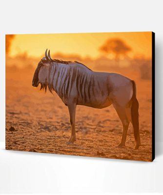 Wildebeest Animal Paint By Number