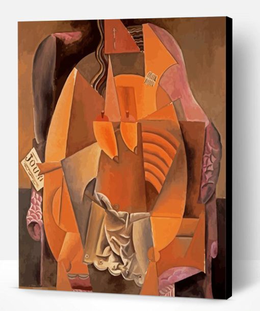 Woman In Chemise In Armchair Picasso Paint By Number