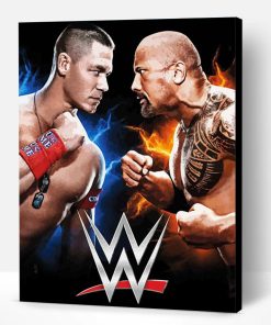 WWE Poster Paint By Number