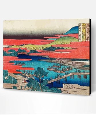 Yamashiro Landscape Art Paint By Numbers