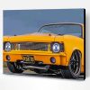 Yellow Chevy Nova Paint By Number