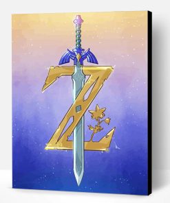 Zelda Master Sword Paint By Number