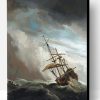 A Ship In A Raging Storm Paint By Number