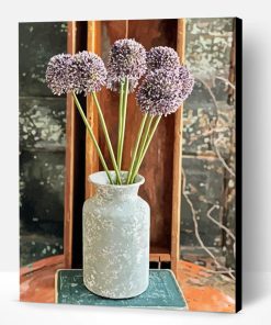 Allium Vase Paint By Number