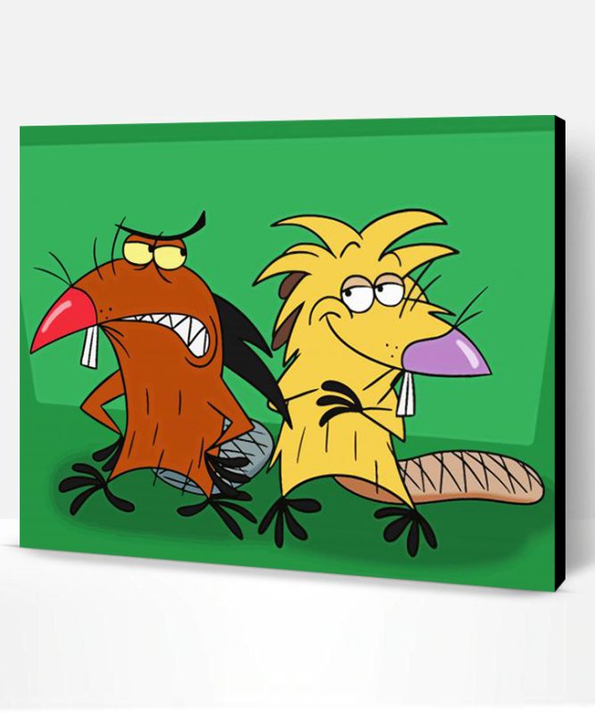 Angry Beavers Paint By Number