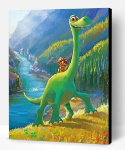 Arlo And Spot The Good Dinosaur Paint By Number