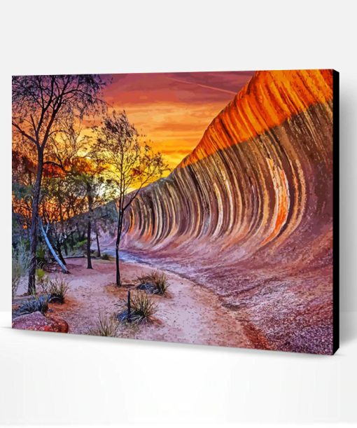 Australia Wave Rock Paint By Number