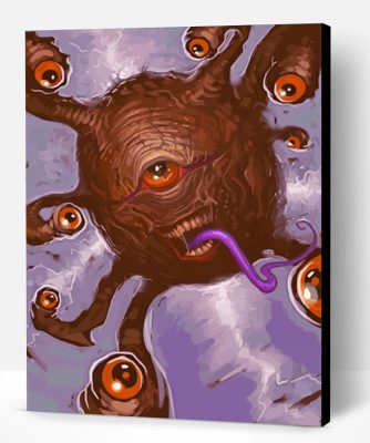 Beholder Monster Paint By Number