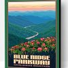 Blue Ridge Mountains Poster Art Paint By Number