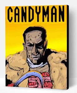 Candyman Horror Illustration Paint By Number
