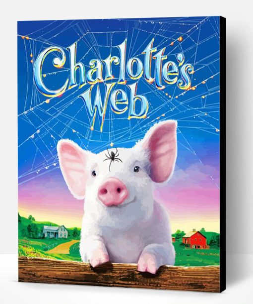 Charlottes Web Movie Poster Paint By Number