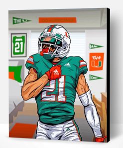 College Football Art Paint By Number