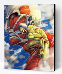 Colossal Titan Manga Serie Paint By Number