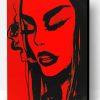 Creepy Red Girl Paint By Number