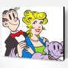 Dagwood Bumstead And Blondie Cartoon Characters Paint By Number