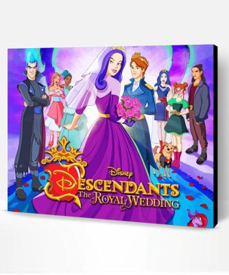 Disney Descendants Poster Paint By Number