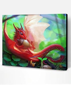 Dragon And Acorn Paint By Number