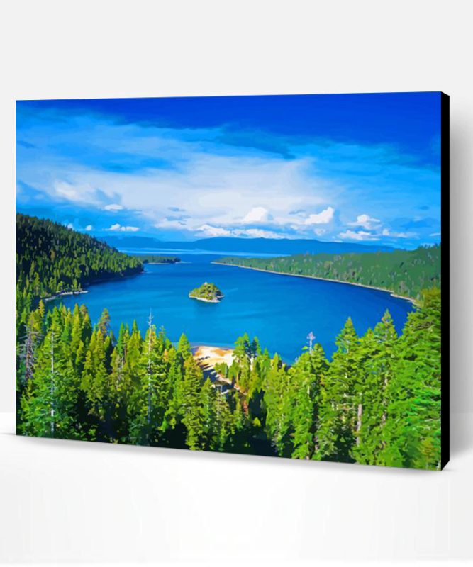 Emerald Bay State Park Paint By Number