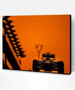 Formula 1 Silhouette Paint By Number