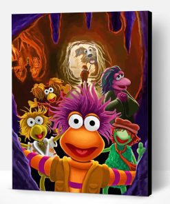 Fraggle Rock Puppet Serie Paint By Number