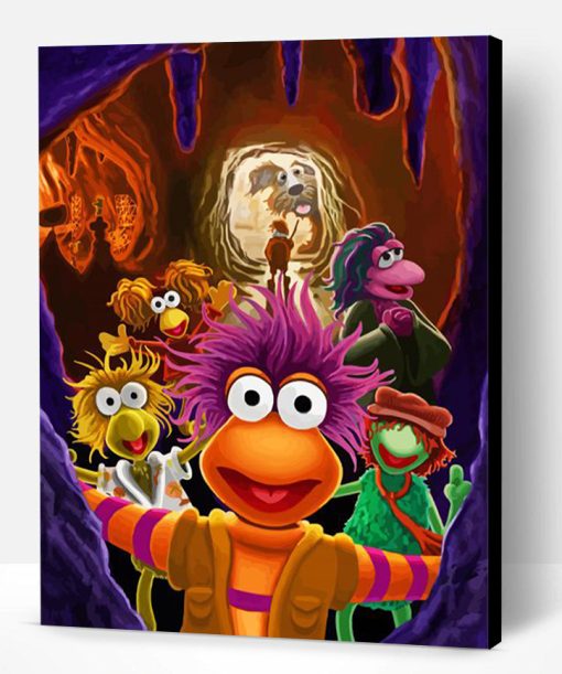 Fraggle Rock Puppets Paint By Number