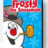 Frosty The Snowman Animated Movie Poster Paint By Number