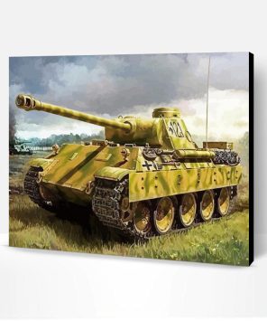 German Tank Art Paint By Numbers - Paint By Numbers PRO