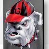 Go DAWGS Illustration Paint By Number