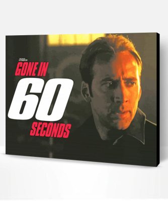 Gone In 60 Seconds Poster Paint By Number