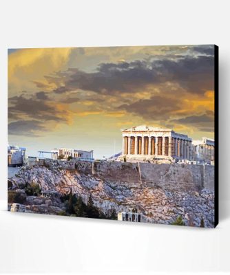 Greek Parathenon Art Paint By Number