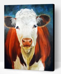 Hereford Cattle Paint By Number
