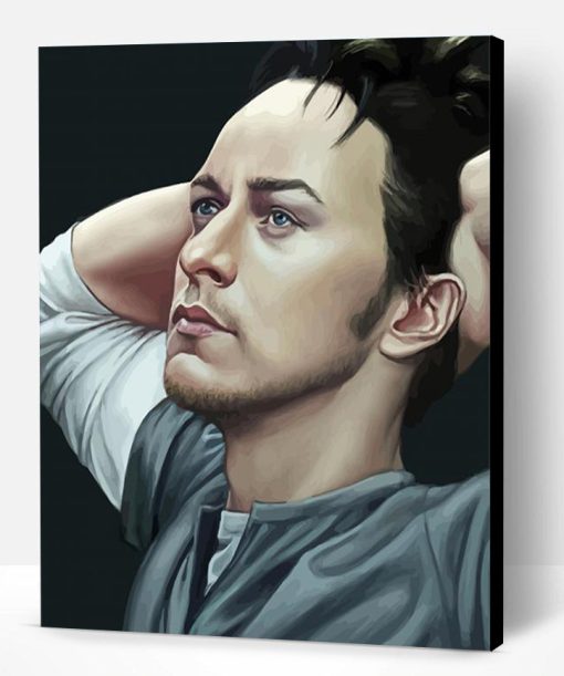 James Mcavoy Art Paint By Number