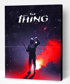 John Carpenter The Thing Horror Poster Paint By Number
