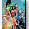 Justice League Heroes Paint By Number