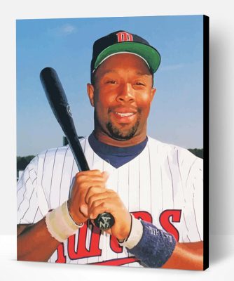 Kirby Puckett Baseballer Paint By Number