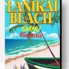 Lanikai Beach Hawaii Poster Paint By Number