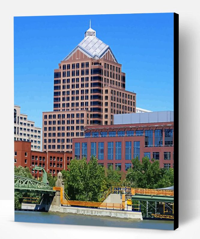 Legacy Tower In Rochester Paint By Number